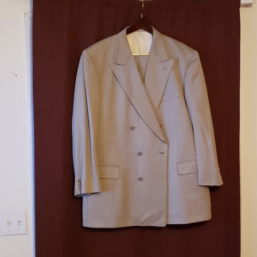 SANTINI MENS DOUBLE BREASTED SUIT